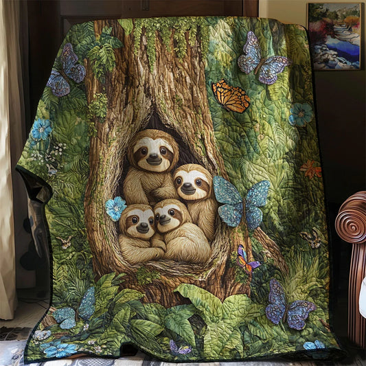 Sloth Quilt Blanket