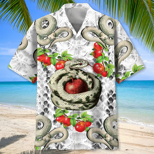 Snake Vintage Hawaiian Shirt, custom shirt gift for men