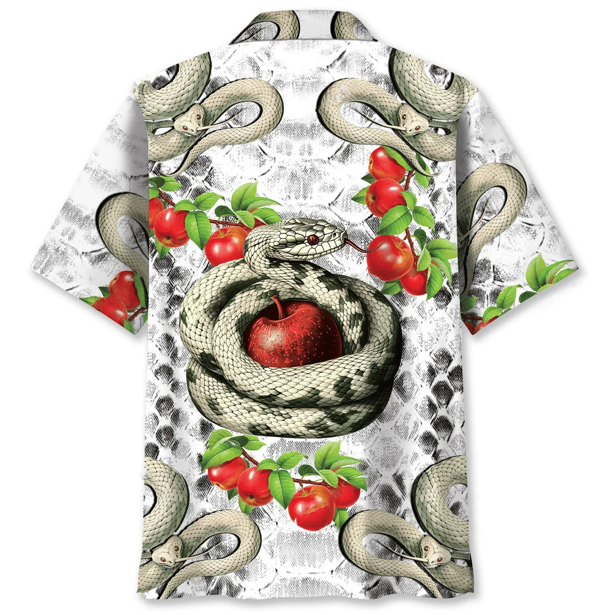 Snake Vintage Hawaiian Shirt, custom shirt gift for men (view 2)
