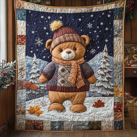 Snow Bear Quilt Blanket