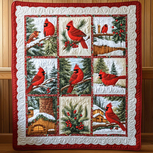 Snow Bird Quilt Blanket