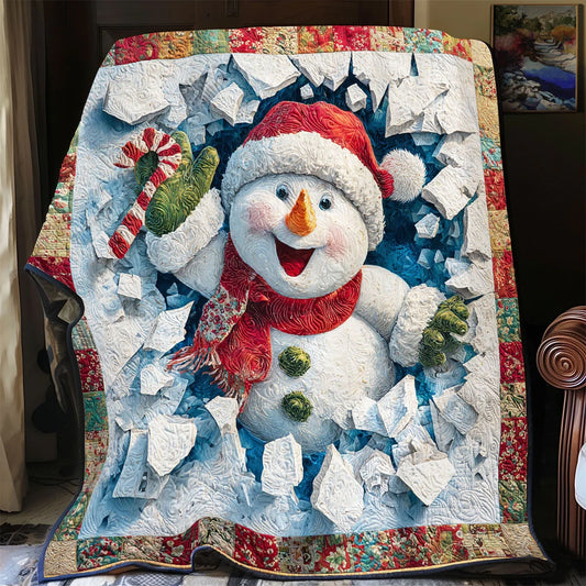 Snow Burst Quilt Blanket
