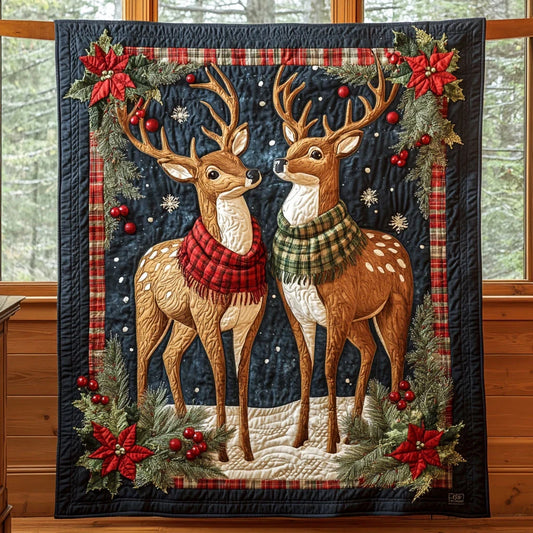 Snow Companions Quilt Blanket