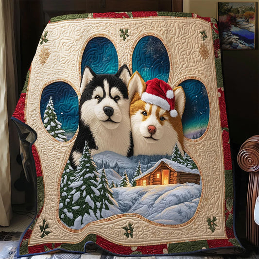 Snow Companions Quilt Blanket