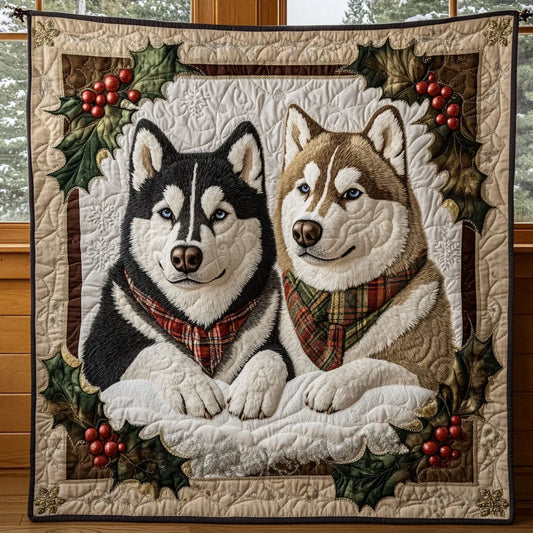 Snow Companions Quilt Blanket
