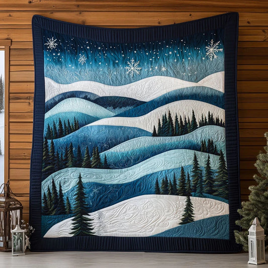 Snow Forest Quilt Blanket