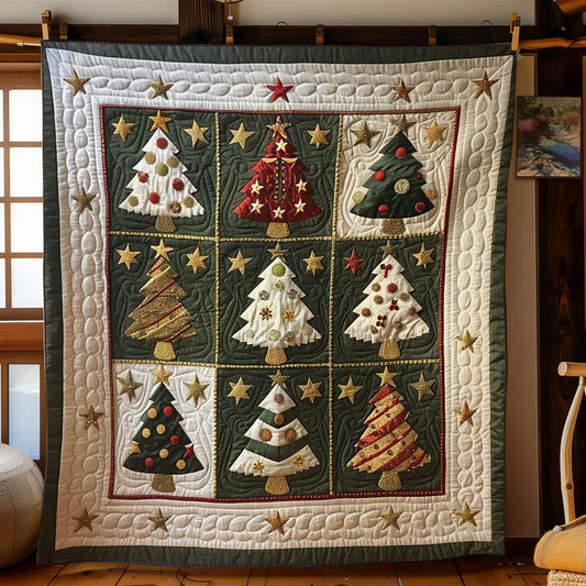 Snow Forest Quilt Blanket