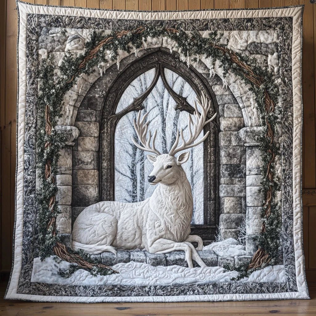 Snow Gate Spirit Quilt Blanket