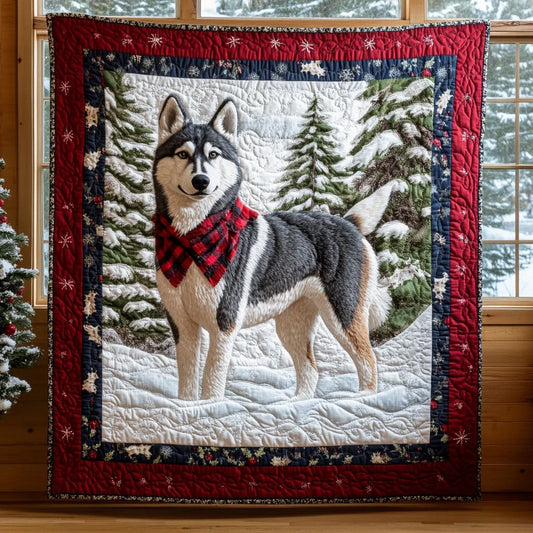 Snow Guardian Quilt Blanket