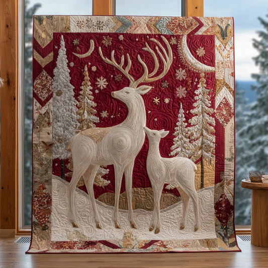 Snow Majesty Quilt Blanket