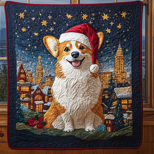 Snow Paws Quilt Blanket