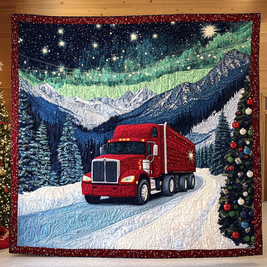 Snow Road Journey Quilt Blanket
