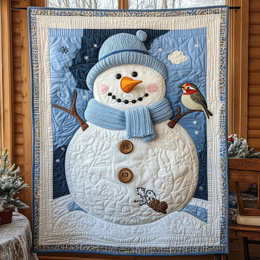 Snow Smile Quilt Blanket