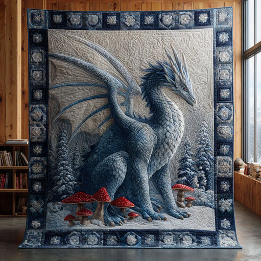 Snow Sovereign Quilt Blanket