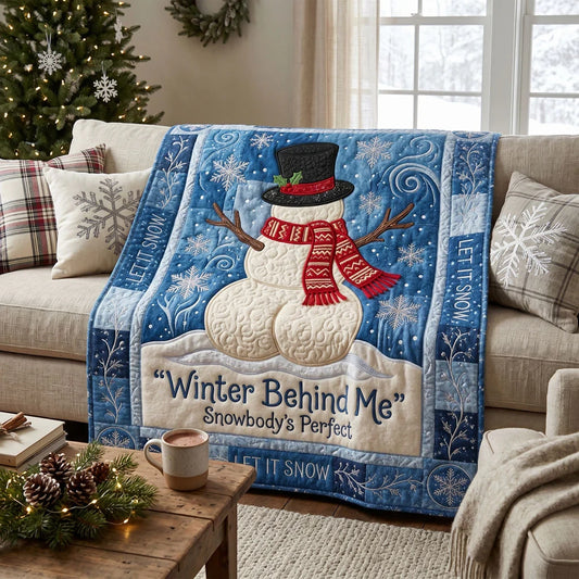 Snowbody's Perfect Winter Quilt Blanket