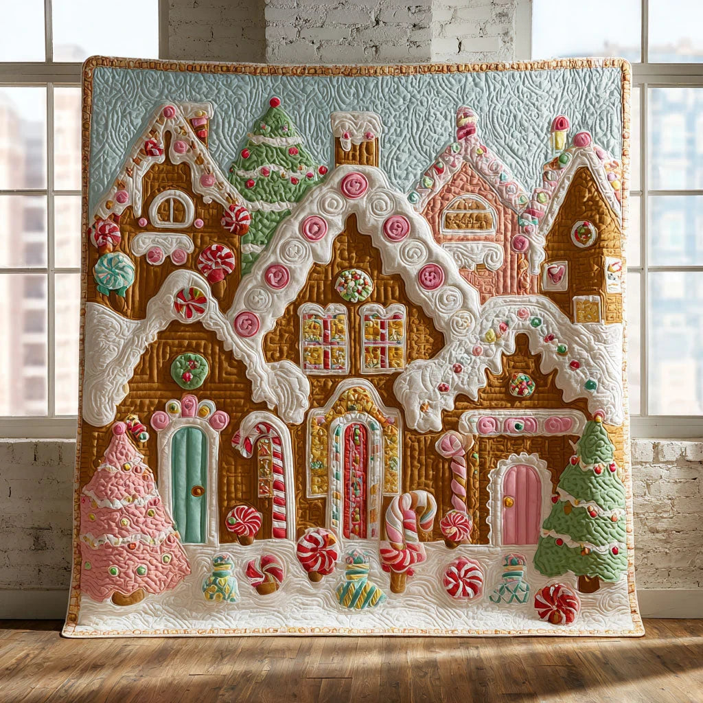 Snowland Fairy Tale Quilt Blanket