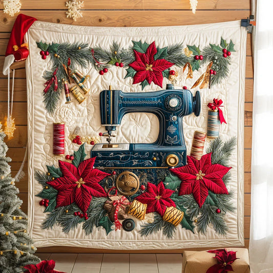 Snowlight Sewing Machine Quilt Blanket