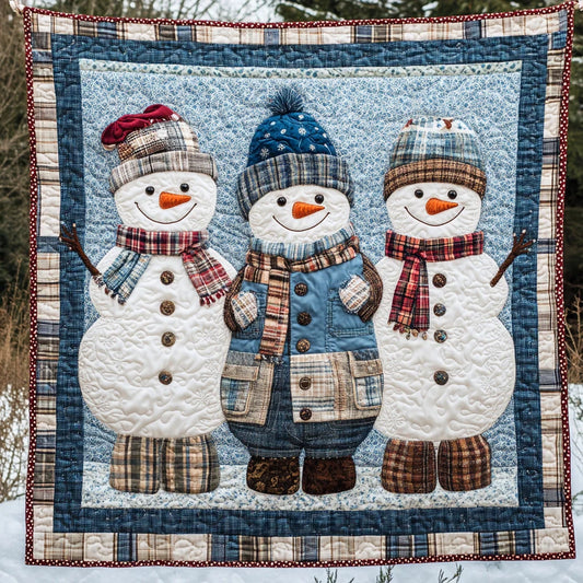 Snowman Cozy Companions Quilt Blanket