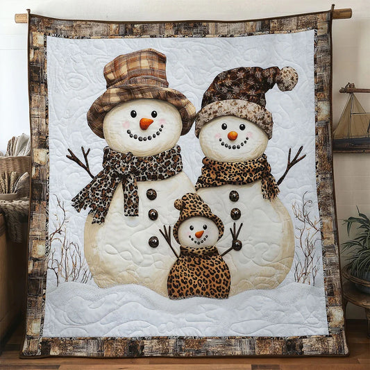 Snowman Joy Quilt Blanket
