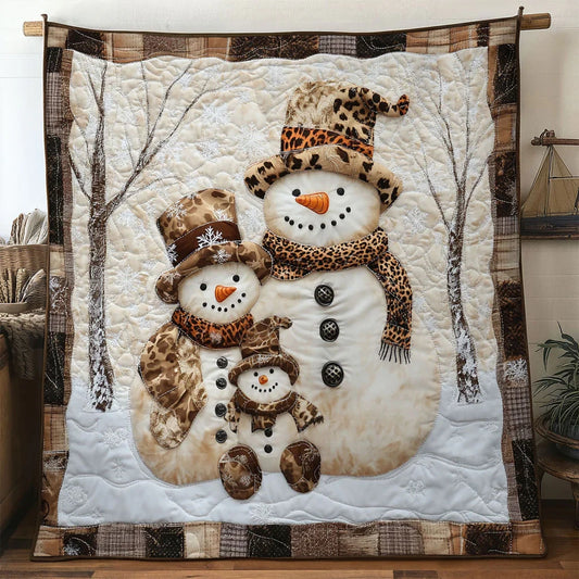 Snowman Season Quilt Blanket
