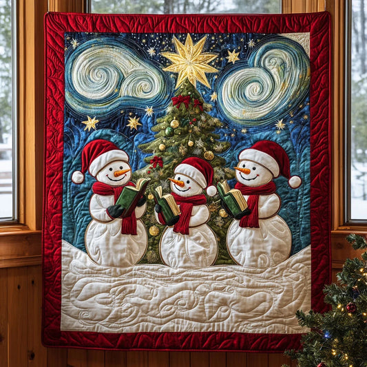 Snowman Song Quilt Blanket
