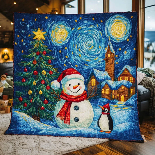 Snowman Wonder Quilt Blanket