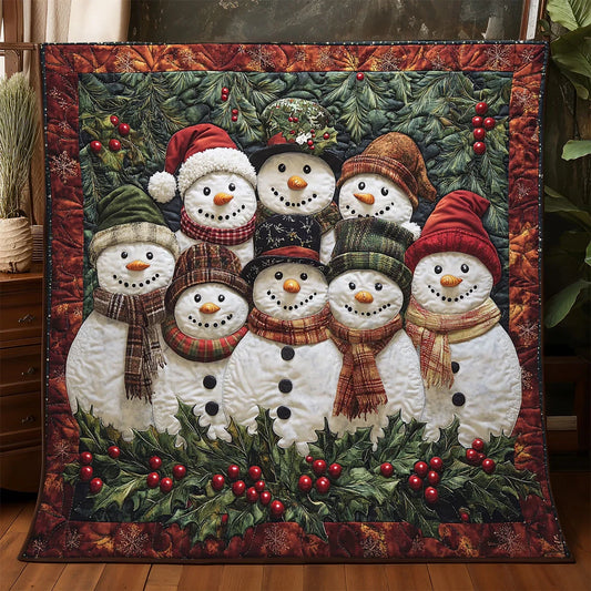 Snowmen Quilt Blanket