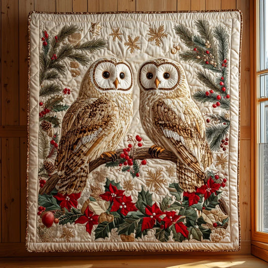 Snowy Friends Quilt Blanket