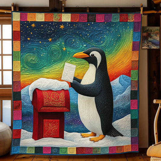 Snowy Mail Quilt Blanket