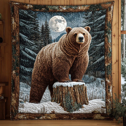 Snowy Wilderness Quilt Blanket
