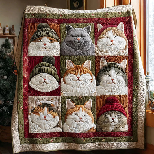 Snuggle Cats Quilt Blanket