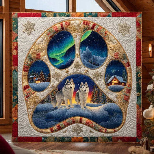Snuggle Paw Quilt Blanket