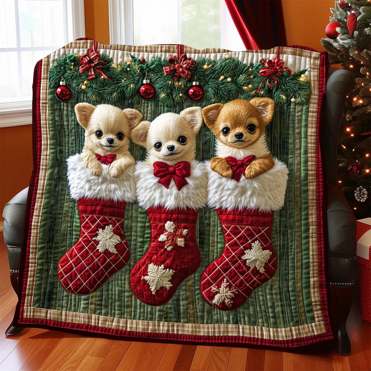 Snuggle Paws Quilt Blanket