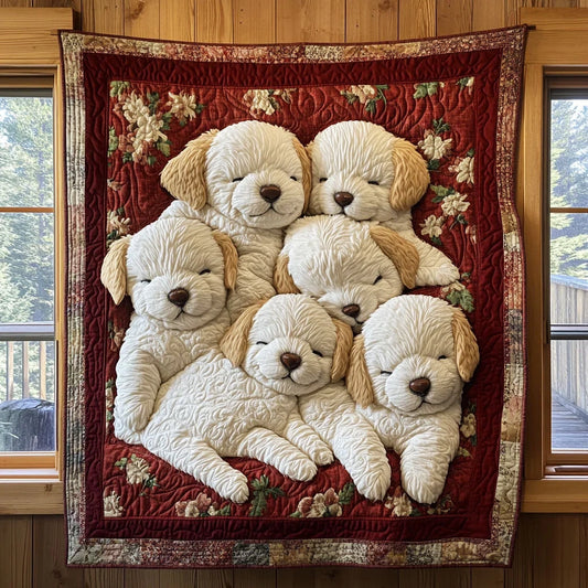 Snuggle Puppy Quilt Blanket