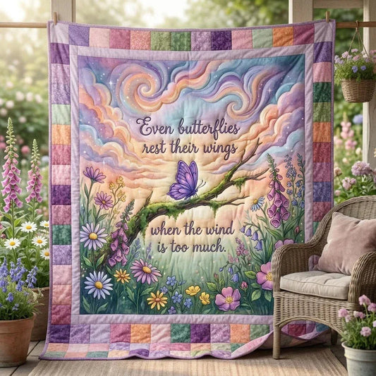 Soft Repose Quilt Blanket - Quilted Blanket by OtterMia