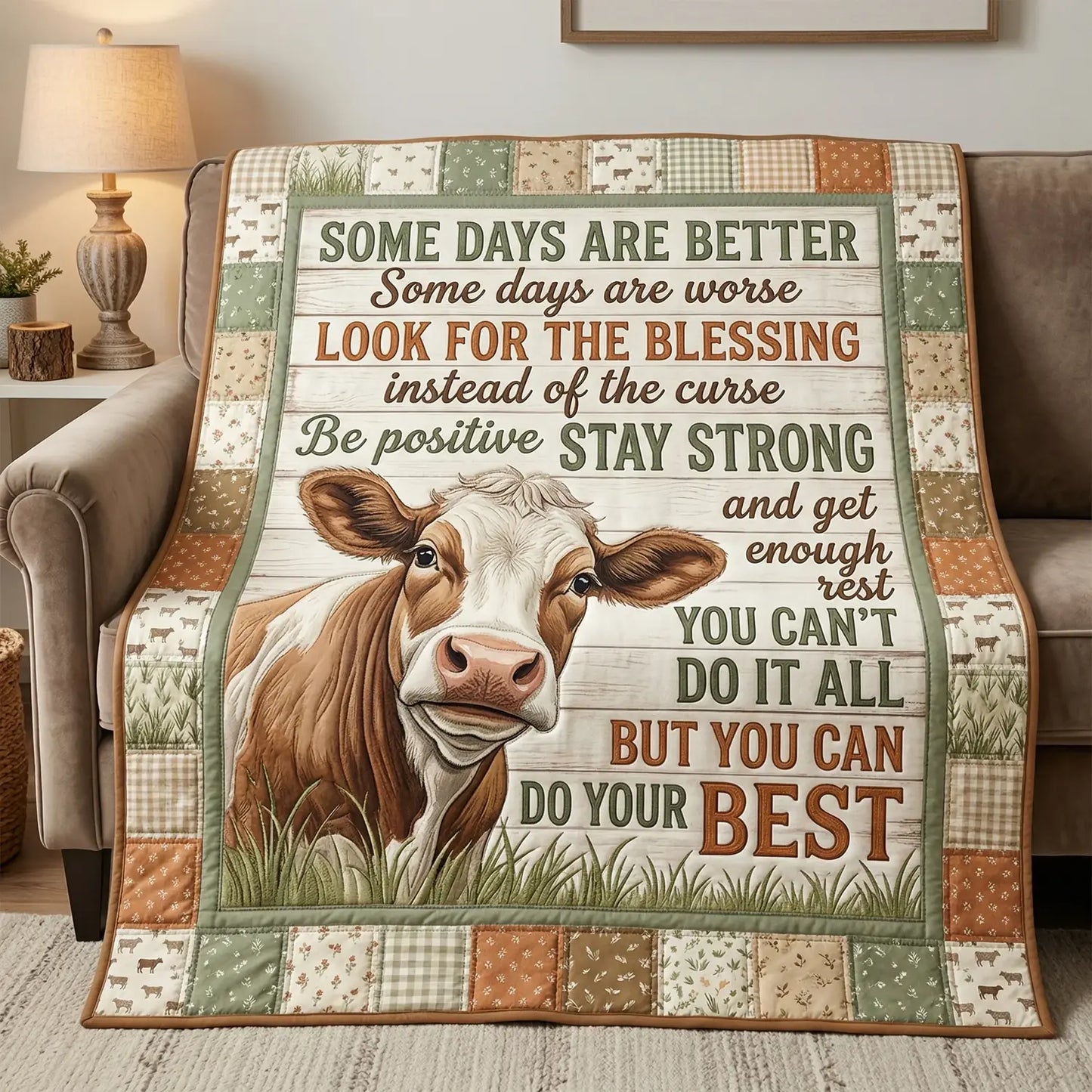 Some Days Are Better Quilt Blanket