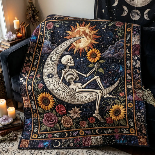 Soul In Darkness Quilt Blanket