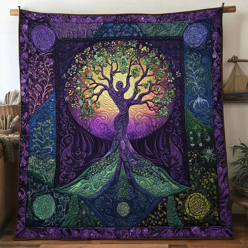 Soul Weaver Tree Of Life Quilt Blanket