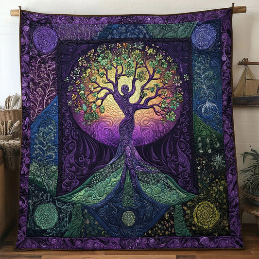 Soul Weaver Tree Of Life Quilt Blanket