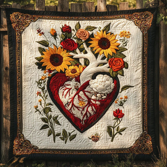 Soulful Heart Quilt Blanket