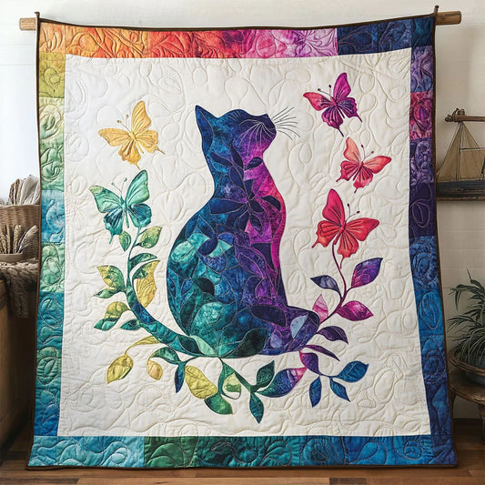 Soulmate Cat Quilt Blanket