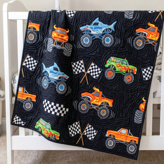 Speed Racer Quilt Blanket - Quilted Blanket by OtterMia