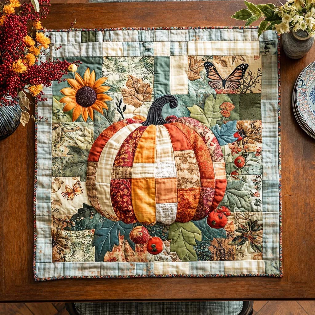 Spice Lane Quilted Table Topper