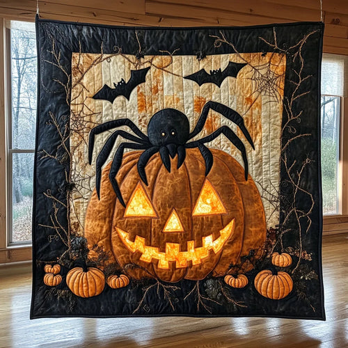 Spider Lantern Quilt Blanket