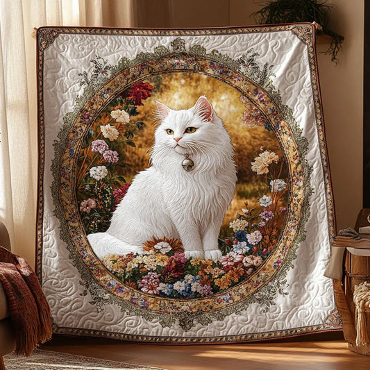 Spirit Cat Quilt Blanket