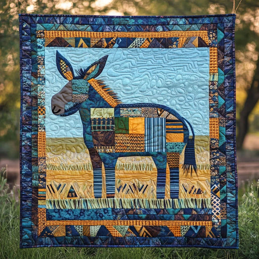 Spirit Donkey Quilt Blanket
