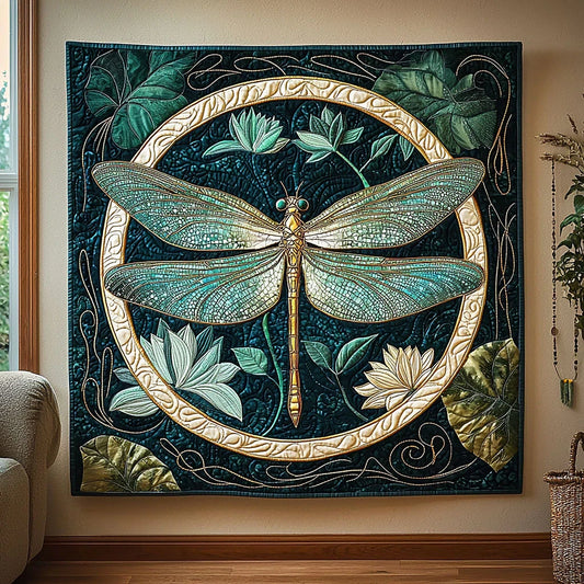 Spirit Dragonfly Quilt Blanket