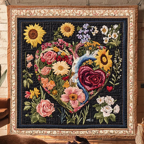 Spirit Heart Quilt Blanket