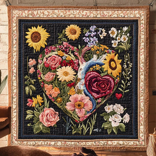 Spirit Heart Quilt Blanket
