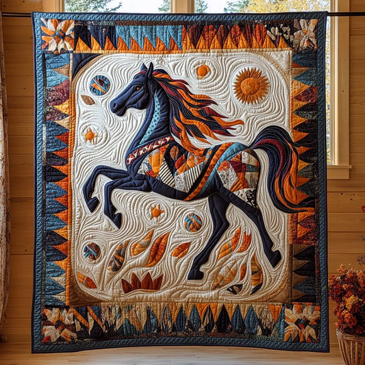 Spirit Horse Quilt Blanket
